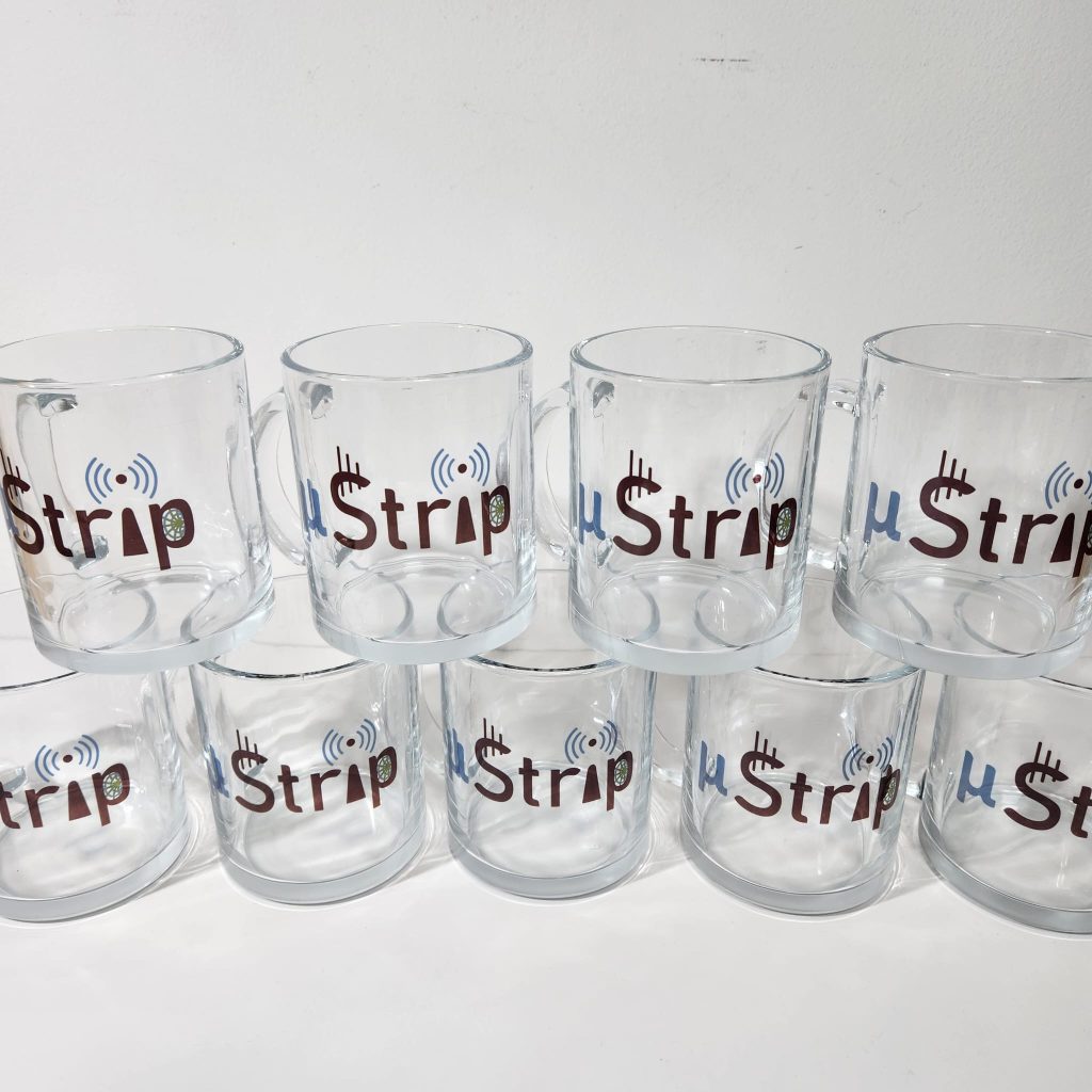 הדפסה צבעונית כוס זכוכית