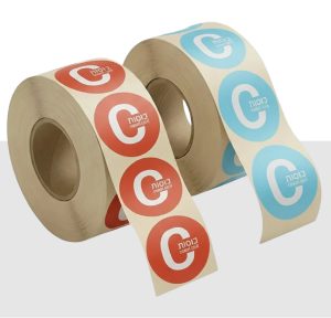 מדבקות גליל בציפוי UV